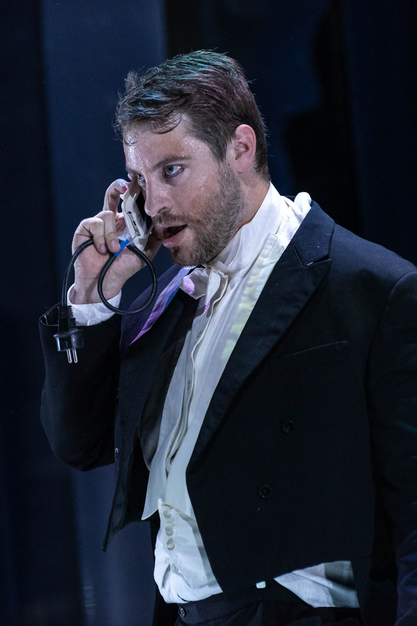 OperThe Telephone1 Szene aus der Oper "The Telephone"